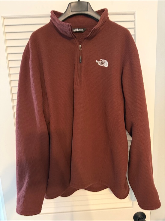 The North Face Other - The North Face Men’s Zip-Up Sweater Jacket - Rust Brown